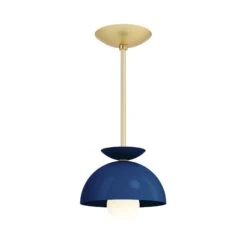 Color Echo Pendant 8" 30 Color Echo Pendant 8" -Cozy Light World 7 echo pendant 8 brass cobalt
