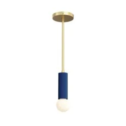 Color Eureka Pendant -Cozy Light World 7 eureka pendant brass cobalt