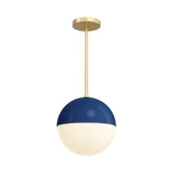 Color Lure Pendant 10" 31 Color Lure Pendant 10" -Cozy Light World 7 lure pendant 10 brass cobalt