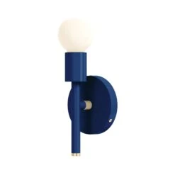 Color Major Sconce 9" -Cozy Light World 7 major sconce 9 brass cobalt