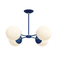 Color Big Orbi Chandelier -Cozy Light World 7 orbi big chandelier brass cobalt