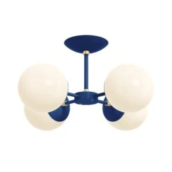 Color Orbi Flush Mount 35 Color Orbi Flush Mount -Cozy Light World 7 orbi flush mount brass cobalt