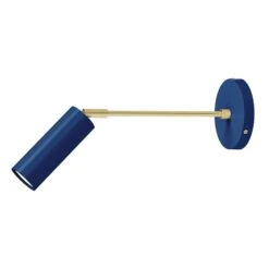 Color Reader Sconce - 10" Arm -Cozy Light World 7 reader sconce 10 brass cobalt