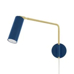 Color Reader Swing Arm Plug-in Sconce - 17" Arm 27 Color Reader Swing Arm Plug-in Sconce - 17" Arm -Cozy Light World 7 reader swing arm plug in sconce brass cobalt