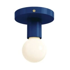 Color Twink Flush Mount 32 Color Twink Flush Mount -Cozy Light World 7 twink flush mount brass cobalt