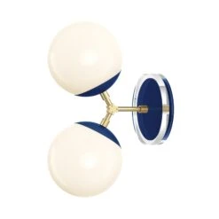 Color Visage Sconce 6" 32 Color Visage Sconce 6" -Cozy Light World 7 visage sconce brass cobalt
