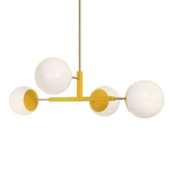 Color Big Status Chandelier 42" -Cozy Light World 8 big status chandelier brass ochre 1
