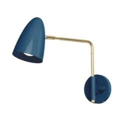 Color Boom Swing Arm Sconce - 9" Arm 32 Color Boom Swing Arm Sconce - 9" Arm -Cozy Light World 8 boom swing arm 9 brass slateblue
