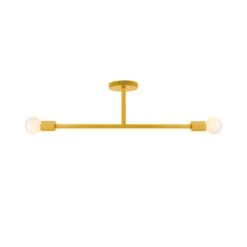 Color Pilot Flush Mount 29" -Cozy Light World 8 color pilot flush mount 29 ochre