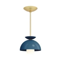 Color Echo Pendant 8" 31 Color Echo Pendant 8" -Cozy Light World 8 echo pendant 8 brass slateblue