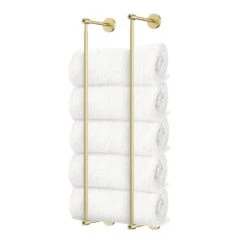 Color Head Towel Rack 24" 32 Color Head Towel Rack 24" -Cozy Light World 8 head towel rack 24 brass slateblue