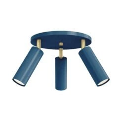 Color Pose Flush Mount -Cozy Light World 8 pose flush mount brass slateblue