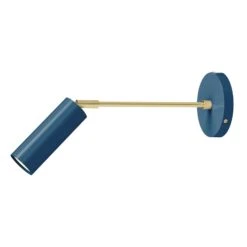 Color Reader Sconce - 10" Arm -Cozy Light World 8 reader sconce 10 brass slateblue