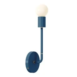 Color Tall Snug Sconce 33 Color Tall Snug Sconce -Cozy Light World 8 snug sconce tall brass slateblue