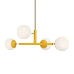 Color Status Chandelier 35" 33 Color Status Chandelier 35" -Cozy Light World 8 status chandelier brass ochre 1