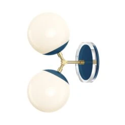 Color Visage Sconce 6" 33 Color Visage Sconce 6" -Cozy Light World 8 visage sconce brass slateblue