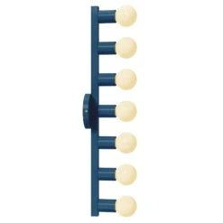 Color Vogue 7 Sconce -Cozy Light World 8 vogue 7 sconce brass slateblue