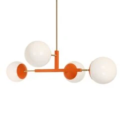 Color Big Status Chandelier 42" -Cozy Light World 9 big status chandelier brass orange 1
