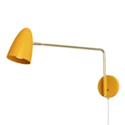 Color Boom Swing Arm Plug-in Sconce - 17" Arm 31 Color Boom Swing Arm Plug-in Sconce - 17" Arm -Cozy Light World 9 boom swing arm sconce plug in 17 brass ochre