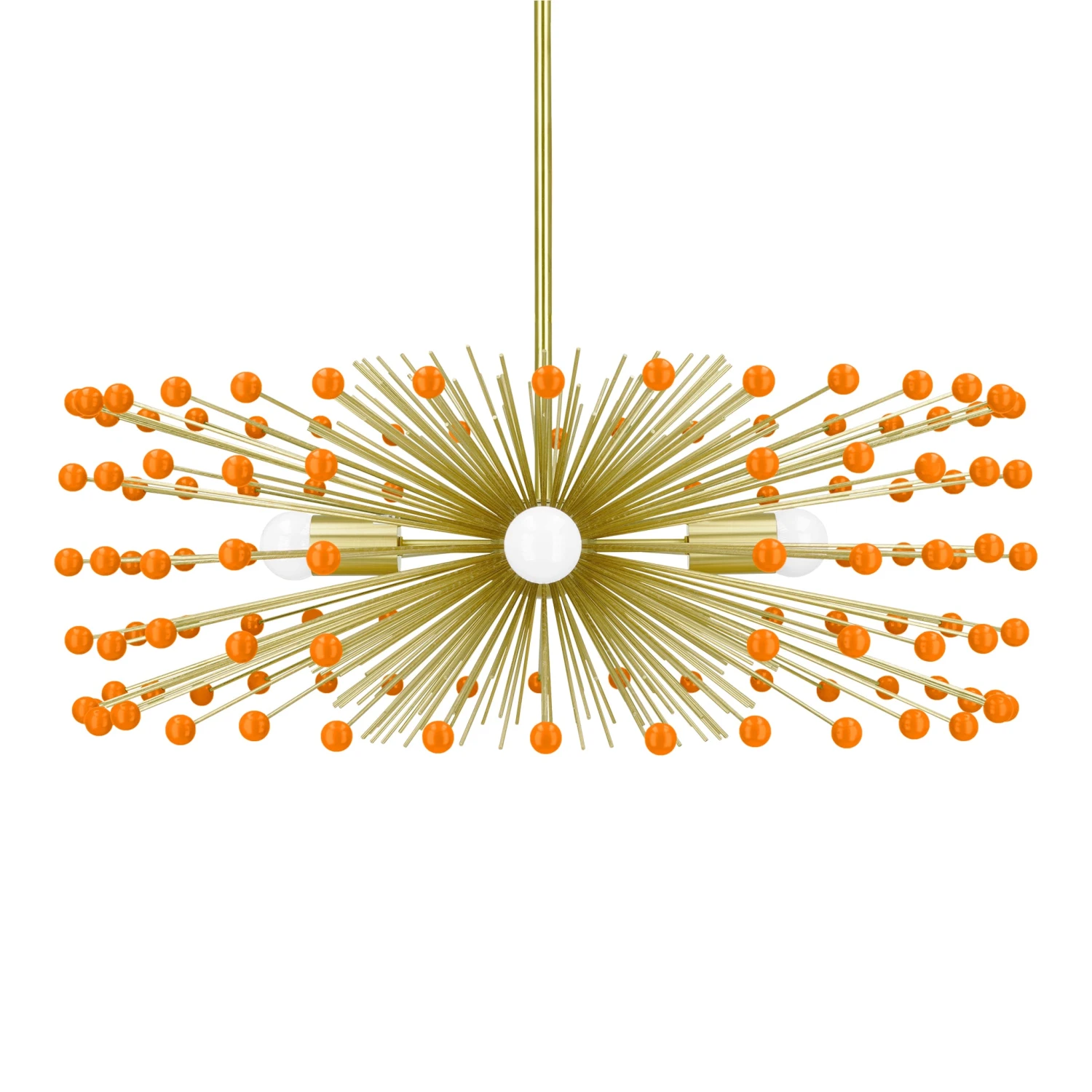 Color Beaded Urchin Chandelier 27" 18 Color Beaded Urchin Chandelier 27" - Image 18
