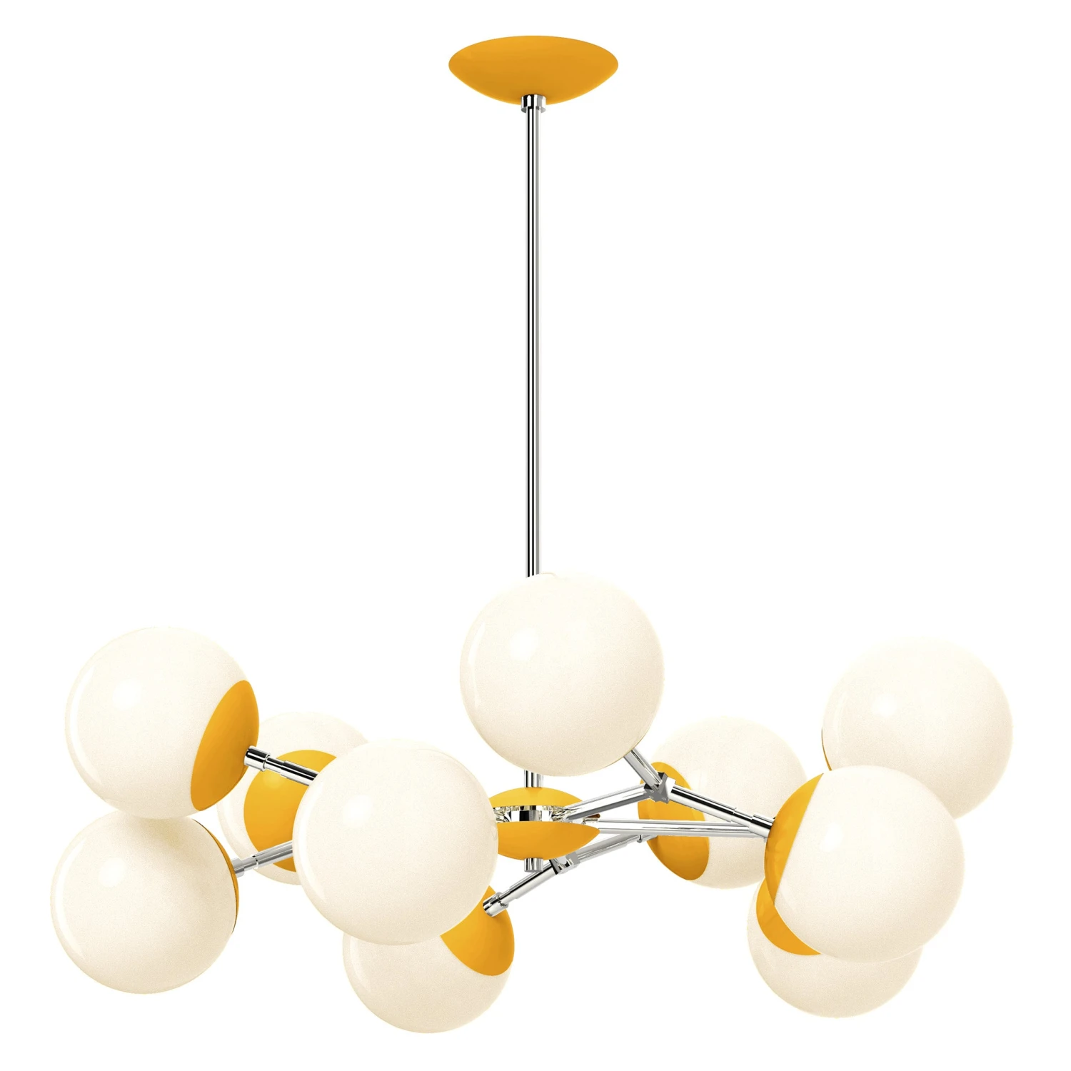 Color Crown Chandelier 32" 2 Color Crown Chandelier 32" - Image 2