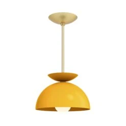 Color Echo Pendant 10" 34 Color Echo Pendant 10" -Cozy Light World 9 echo pendant 10 brass ochre