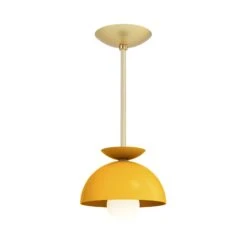 Color Echo Pendant 8" 32 Color Echo Pendant 8" -Cozy Light World 9 echo pendant 8 brass ochre