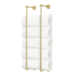 Color Head Towel Rack 24" 33 Color Head Towel Rack 24" -Cozy Light World 9 head towel rack 24 brass ochre