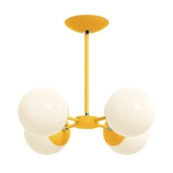 Color Orbi Chandelier 30 Color Orbi Chandelier -Cozy Light World 9 orbi chandelier nickel ochre