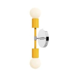 Color Scepter Sconce 10" -Cozy Light World 9 scepter sconce 10 nickel ochre