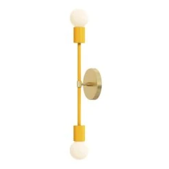 Color Scepter Sconce 18" -Cozy Light World 9 scepter sconce 18 brass ochre