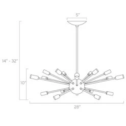 Color Elliptical Sputnik Chandelier 27 Color Elliptical Sputnik Chandelier -Cozy Light World ISO 21800 elliptical sputnik chandelier