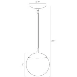 Cap Pendant 8" 18 Cap Pendant 8" -Cozy Light World ISO 30110 Cap Pendant 8