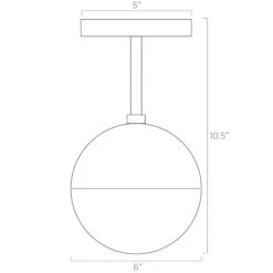 Color Lure Flush Mount 6" 23 Color Lure Flush Mount 6" -Cozy Light World ISO 30112F Lure Flush Mount 6