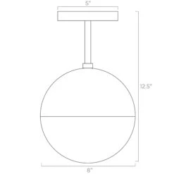 Color Lure Flush Mount 8" 24 Color Lure Flush Mount 8" -Cozy Light World ISO 30112F Lure Flush Mount 8
