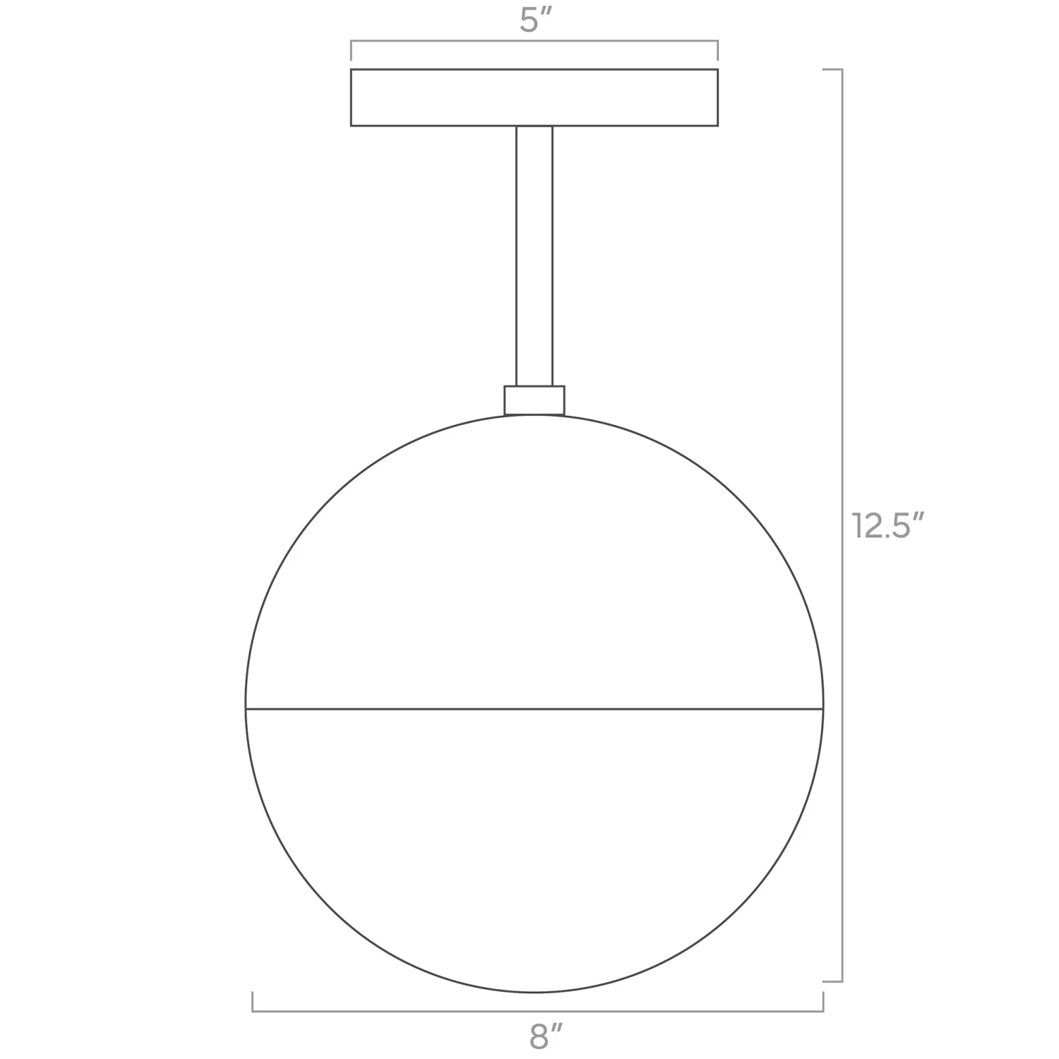 Color Lure Flush Mount 8" 5 Color Lure Flush Mount 8" - Image 5