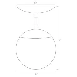 Color Cap Flush Mount 6" -Cozy Light World ISO 30130 6 Cap Flush Mount 6 de874764 3c29 4105 bea3 91d668b8bf9d