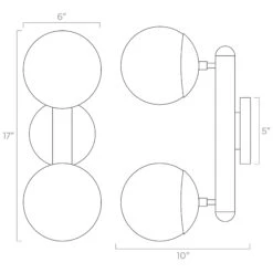 Color Icon 2 Sconce -Cozy Light World ISO 30224 Icon 2 Sconce