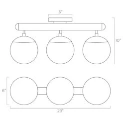 Color Icon 3 Flush Mount -Cozy Light World ISO 30333 Icon 3 Flush Mount