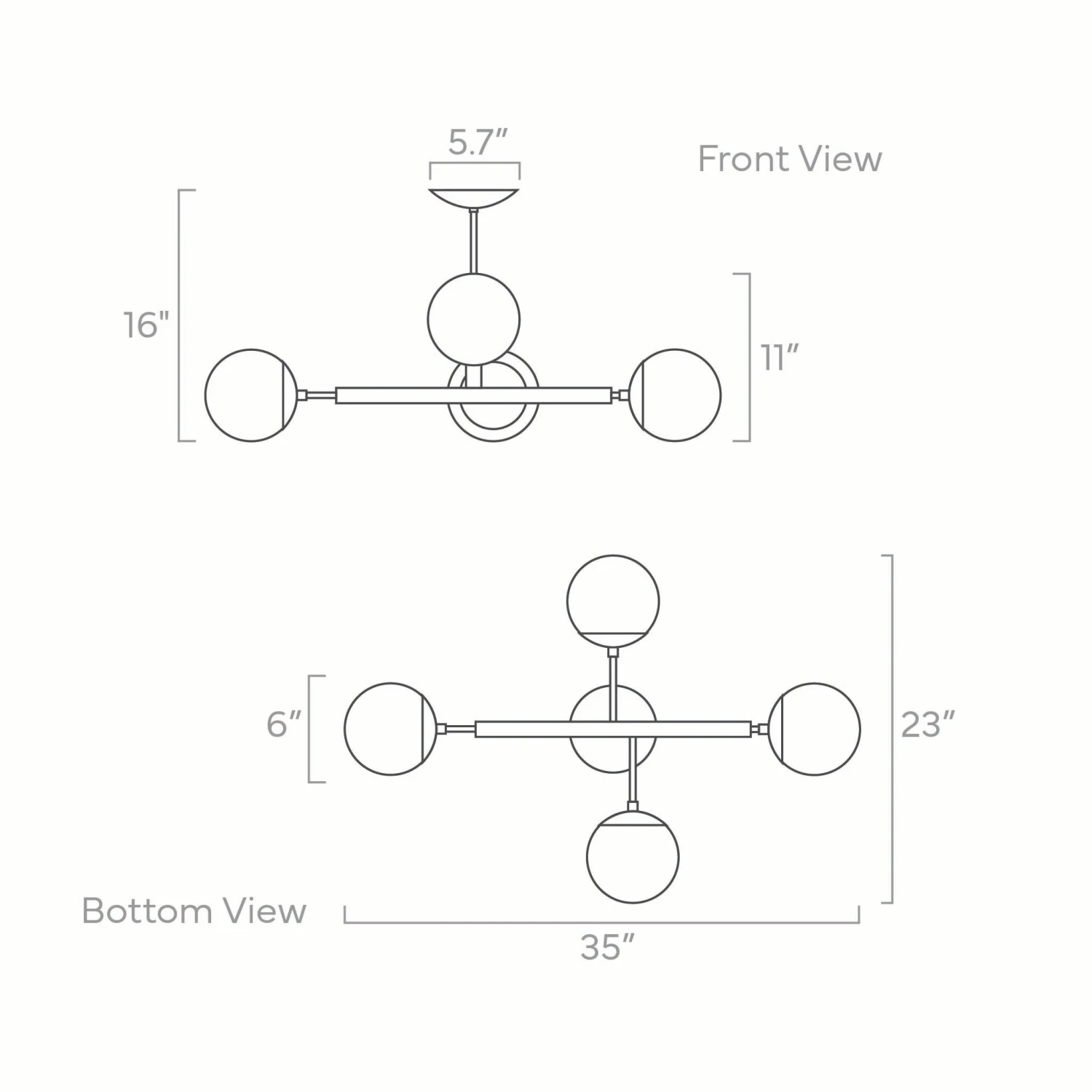 Color Status Flush Mount 35" 4 Color Status Flush Mount 35" - Image 4