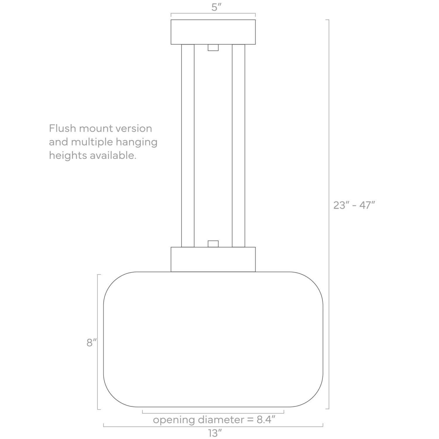Color Maxo Pendant 13" 6 Color Maxo Pendant 13" - Image 6