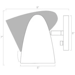 Color Boom Sconce - No Arm -Cozy Light World ISO 40120 Boom Sconce 0