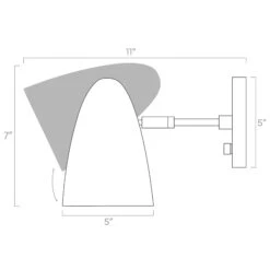 Color Boom Sconce - 3" Arm -Cozy Light World ISO 40120 Boom Sconce 3 7b35594f 71b9 4c0e b771 375f7e2bda87