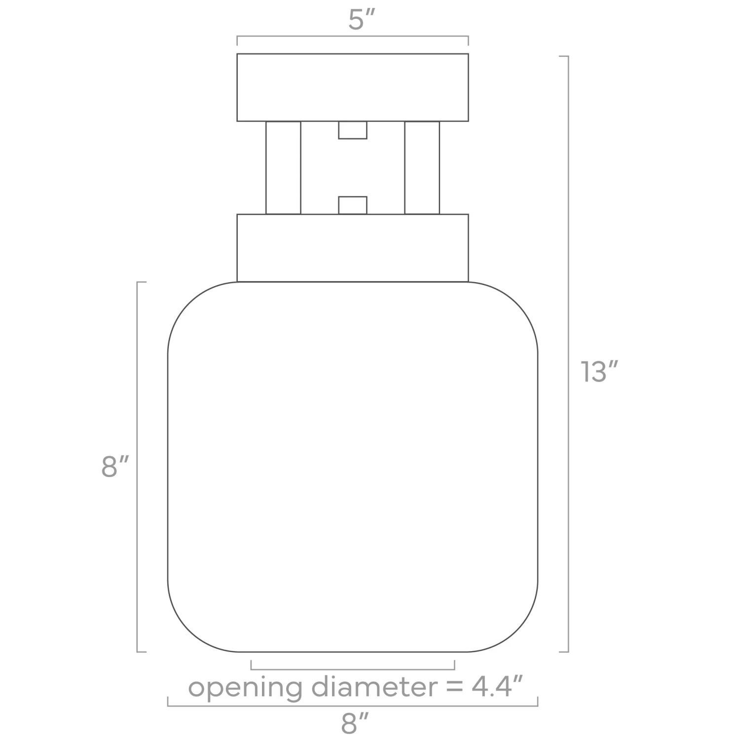 Color Maxo Flush Mount 8" 7 Color Maxo Flush Mount 8" - Image 7