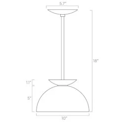 Color Echo Pendant 10" 25 Color Echo Pendant 10" -Cozy Light World ISO 50111 Echo Pendant 10