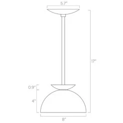 Color Echo Pendant 8" 23 Color Echo Pendant 8" -Cozy Light World ISO 50111 Echo Pendant 8