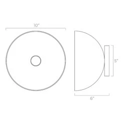 Color Hemi Sconce 10" 25 Color Hemi Sconce 10" -Cozy Light World ISO 50121 Hemi Sconce 10 5a966338 c859 4e0e a6f3 836c6b48bd2c