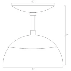 Color Cadbury Flush Mount 8" 24 Color Cadbury Flush Mount 8" -Cozy Light World ISO 50130 Cadbury Flush Mount 8