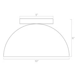 Color Hemi Flush Mount 10" 25 Color Hemi Flush Mount 10" -Cozy Light World ISO 50131 Hemi Flush Mount 10