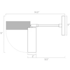 Color Reader Sconce - 6" Arm 25 Color Reader Sconce - 6" Arm -Cozy Light World ISO 60124 Reader Sconce 6